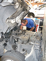 working under the bonnet